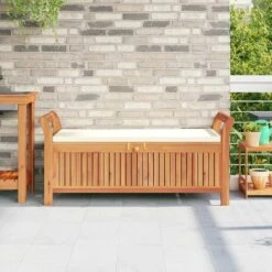 VidaXL - Tuinopbergbank - Bruin - Hout 17 VidaXL - Tuinopbergbank - Bruin - Hout -Leenbakker Winkel e6b61907bab542f2960096262c9b1d30