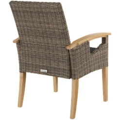 Tectake Wicker Stoel Rosarno, Natuur -Leenbakker Winkel e7ece0af40cc4e74b91d369fd05e4209