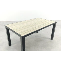 VDG Nola Tuintafel 160x90 Cm. - Antraciet/Houtlook 13 VDG Nola Tuintafel 160x90 Cm. - Antraciet/Houtlook -Leenbakker Winkel e993b42c1c34437fa38b741d9e622472