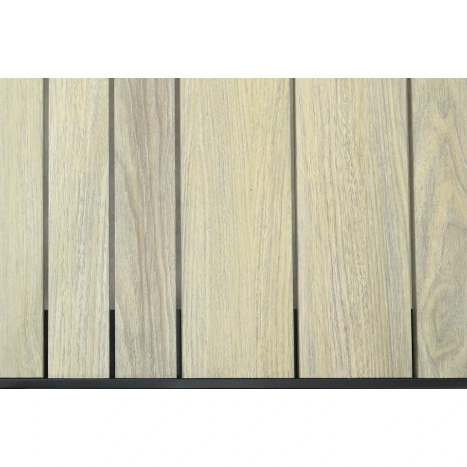 VDG Nola Tuintafel 90x90 Cm. - Antraciet/Houtlook 6 VDG Nola Tuintafel 90x90 Cm. - Antraciet/Houtlook - Afbeelding 6