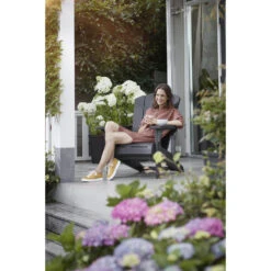 Keter Troy Adirondack Tuinstoel - Set Van 2 - 81x80x96,5cm - Zwart -Leenbakker Winkel ec56af8ed7484606adb9a6a7a663a905