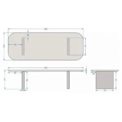 Tuintafel Deens Ovaal - Beige Betonlook - 300x100x75cm - Maya 14 Tuintafel Deens Ovaal - Beige Betonlook - 300x100x75cm - Maya -Leenbakker Winkel ed4f821407e0459eb56e6114bbfe30ca