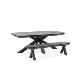 Sens-Line - Bradford Tuintafel - 220x100cm - HPL Grijs -Leenbakker Winkel eea4cf9b936c40f9a74f672d15838912