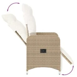 VidaXL - Verstelbare Tuinstoel Met Kussens - Beige - Poly Rattan 16 VidaXL - Verstelbare Tuinstoel Met Kussens - Beige - Poly Rattan -Leenbakker Winkel eec7dfed716049a8922bb68b41a43823