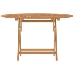 VidaXL - Tuintafel Inklapbaar - Bruin - Massief Teakhout - Ø 110x75 Cm 10 VidaXL - Tuintafel Inklapbaar - Bruin - Massief Teakhout - Ø 110x75 Cm -Leenbakker Winkel f03a0e3fa8a84e4f8be4a5ad78842ad7