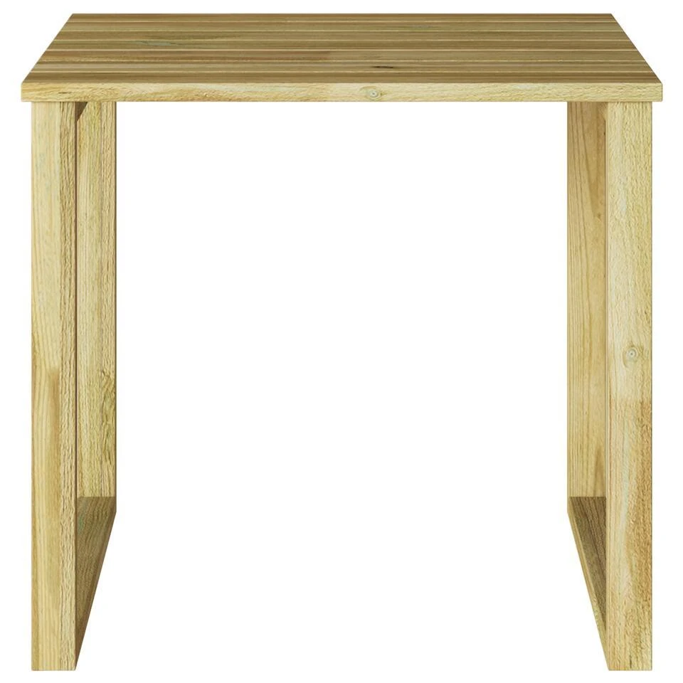 VidaXL - Buiten Tafel - Bruin - Geïmpregneerd Grenenhout - 50,5 X 50,5 X 46 Cm 5 VidaXL - Buiten Tafel - Bruin - Geïmpregneerd Grenenhout - 50,5 X 50,5 X 46 Cm - Afbeelding 5