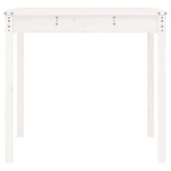 VidaXL - Tuintafel - Wit - Grenenhout - 121 X 82.5 X 76 Cm -Leenbakker Winkel f06aede5c05d4b09928a09ee49c387fe