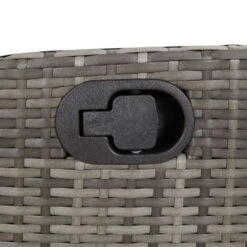 VidaXL - Verstelbare Tuinstoel - Voetensteun - Grijs - Poly Rattan 18 VidaXL - Verstelbare Tuinstoel - Voetensteun - Grijs - Poly Rattan -Leenbakker Winkel f556fa9fc0174c2e951fd24559f1ba6d