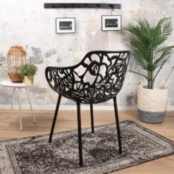 DS4U - Cast Magnolia Stoel Met Arm Zwart 9 DS4U - Cast Magnolia Stoel Met Arm Zwart -Leenbakker Winkel f5cb9f5db7544bce9058ac402985de1a
