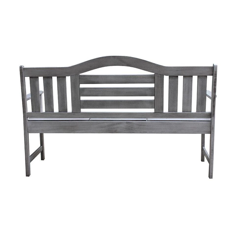 SenS-Line Nevada Tuinbank Met Uitklapbaar Tafeltje - Grijs - 150 Cm - Meranti H 4 SenS-Line Nevada Tuinbank Met Uitklapbaar Tafeltje - Grijs - 150 Cm - Meranti H - Afbeelding 4