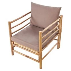 CERRETO - Tuinstoel - Taupe - Bamboe 15 CERRETO - Tuinstoel - Taupe - Bamboe -Leenbakker Winkel f6a417aca66a4dc4bea7d4d759b379c4