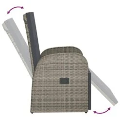 VidaXL Tuinstoel Verstelbaar Met Kussen Poly Rattan Grijs 7 VidaXL Tuinstoel Verstelbaar Met Kussen Poly Rattan Grijs -Leenbakker Winkel f8073a3a23934c6d99bbacd8f8a122e1