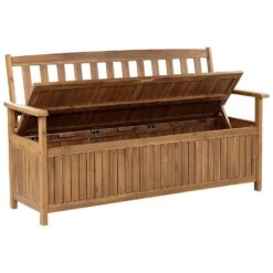 SOVANA - Tuinbank Met Opbergruimte - Lichthout/Taupe - Acaciahout 15 SOVANA - Tuinbank Met Opbergruimte - Lichthout/Taupe - Acaciahout -Leenbakker Winkel f8437b17b6fd40a18381d647cbd087a8 1