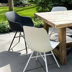 Nolon Noa-Pip Kunststof Tuinstoel Wit - Wit Onderstel -Leenbakker Winkel f988ca7339544e85b33ca8199a2f88be