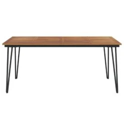 VidaXL - Tuintafel Met Haarspeldpoten - Bruin - Hout - 180 X 90 X 75 Cm 10 VidaXL - Tuintafel Met Haarspeldpoten - Bruin - Hout - 180 X 90 X 75 Cm -Leenbakker Winkel fab6937de2ec4279aa2e5fc44afd83f2