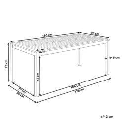 OMBRIANO - Tuintafel - Lichtbruin - 180 X 90 Cm - Acaciahout 11 OMBRIANO - Tuintafel - Lichtbruin - 180 X 90 Cm - Acaciahout -Leenbakker Winkel fc528bd578e947d4b6da76475de85006