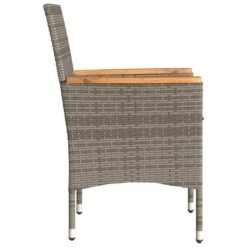 VidaXL - Tuinstoelen - Kussens - Grijs - Poly Rattan - 2 Stuks -Leenbakker Winkel fd0a7b14ab4b462c85409d388df3550d