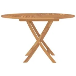 VidaXL - Tuintafel Inklapbaar - Bruin - Massief Teakhout - Ø 110x75 Cm 11 VidaXL - Tuintafel Inklapbaar - Bruin - Massief Teakhout - Ø 110x75 Cm -Leenbakker Winkel fdc21c2c4f3944fb80253c281473be2c