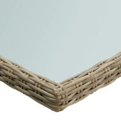 VidaXL - Tuintafel - Bruin - Glas En Poly Rattan - 200x100x74 Cm 9 VidaXL - Tuintafel - Bruin - Glas En Poly Rattan - 200x100x74 Cm -Leenbakker Winkel fdf13bdbc40944519c7bf4ed71e11a20