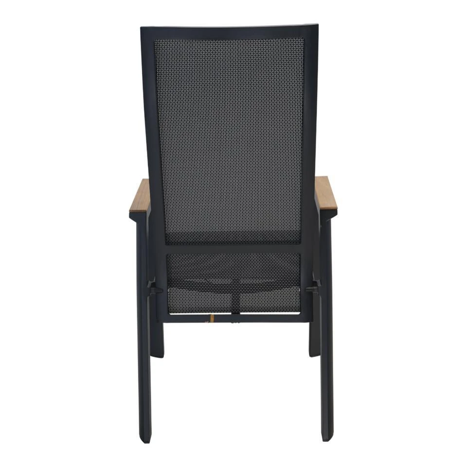 Les - Standenstoel Amir Teak Nuance - Antraciet 4 Les - Standenstoel Amir Teak Nuance - Antraciet - Afbeelding 4