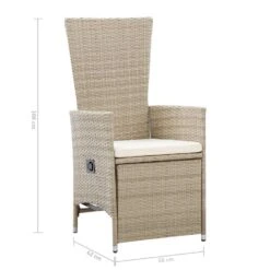 VidaXL - Tuinstoelen - Beige - Poly Rattan - 2 Stuks - Met Kussens 17 VidaXL - Tuinstoelen - Beige - Poly Rattan - 2 Stuks - Met Kussens -Leenbakker Winkel ff3d86e6bd6d488ba14b77d8f9f32462