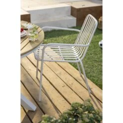 Stapelstoel Vence - Metaal/zand - 82x55x62 Cm -Leenbakker Winkel sf 50105163