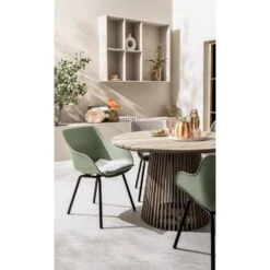 Tuintafel Saône - Acacia/greywash - 76xØ120 Cm 8 Tuintafel Saône - Acacia/greywash - 76xØ120 Cm -Leenbakker Winkel sf 50153056 9070