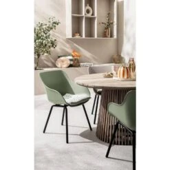 Tuintafel Saône - Acacia/greywash - 76xØ120 Cm 9 Tuintafel Saône - Acacia/greywash - 76xØ120 Cm -Leenbakker Winkel sf 50153056 9071