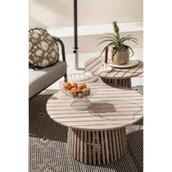 Bijzettafel Saône - Acacia/greywash - 45xØ50 Cm 10 Bijzettafel Saône - Acacia/greywash - 45xØ50 Cm -Leenbakker Winkel sf 50153059 1010