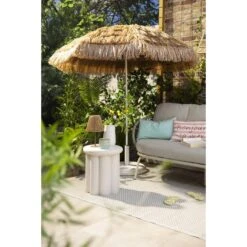 Tuinbijzettafel Parga - Zand - 45xØ40 Cm -Leenbakker Winkel sf 50155603