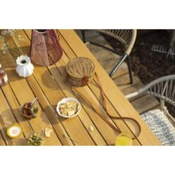 Tuintafel Perpignan - Zand/metaal - 75x160x90 Cm 15 Tuintafel Perpignan - Zand/metaal - 75x160x90 Cm -Leenbakker Winkel sf 50156105 01