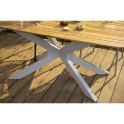 Tuintafel Perpignan - Zand/metaal - 75x160x90 Cm 19 Tuintafel Perpignan - Zand/metaal - 75x160x90 Cm -Leenbakker Winkel sf 50156105 05