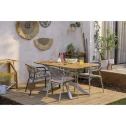 Tuintafel Perpignan - Zand/metaal - 75x160x90 Cm 22 Tuintafel Perpignan - Zand/metaal - 75x160x90 Cm -Leenbakker Winkel sf 50156105 08